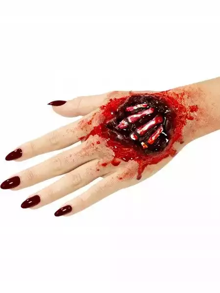 Rana Otwarta Dłoń Ręka Zombie Halloween