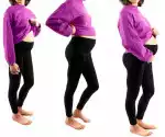 NEW-LIFE Legginsy Ciepłe Grube Ciążowe Bezszwowe Spodnie