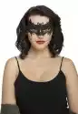 Maska Koronkowa Nietoperz Opaska Halloween