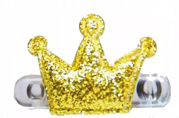 Złote Spinki Crown Korony Super Mini Mały York
