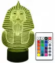 Lampa 3D Led Tutanchamon Egipt Faraon Mumia