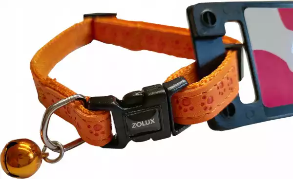 Zolux Obroża Mac Leather Dla Kota Orange