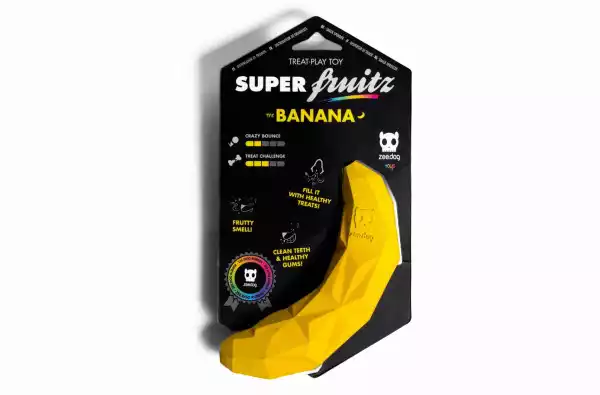 Zee Dog Zabawka Dla Psa Super Fruitz Banan