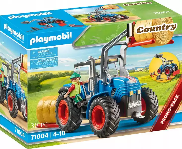 Playmobil Duży Traktor Z Akcesoriami 71004