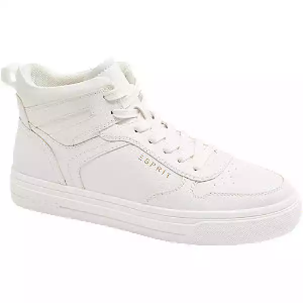 Wysokie Sneakersy Damskie W Kolorze Białym