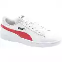 Biało-Czerwone Młodzieżowe Sneakersy Puma