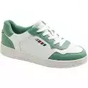 Biało-Zielone Sneakersy Damskie Graceland