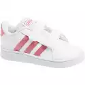 Biało-Różowe Sneakersy Dziewczęce Adidas Grand Court I
