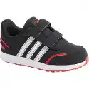 Czarno-Biało-Czerwone Sneakersy Dziecięce Adidas Vs Switch 3 I