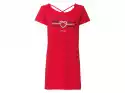 Esmara Sukienka T-Shirt Damski Z Bawełny, 1 Sztuka (S (36/38), Czerwony)