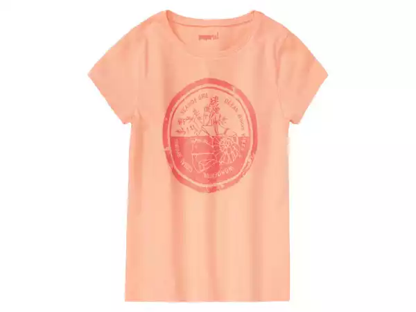 Pepperts T-Shirt Dziewczęcy Z Bawełny, 1 Sztuka (158/164, Pomarańczowy)