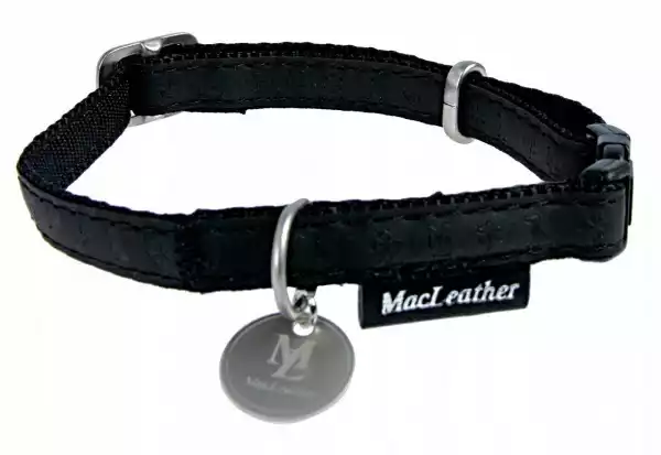 Zolux Obroża Regulowana Mac Leather 10Mm - Kol. Cz