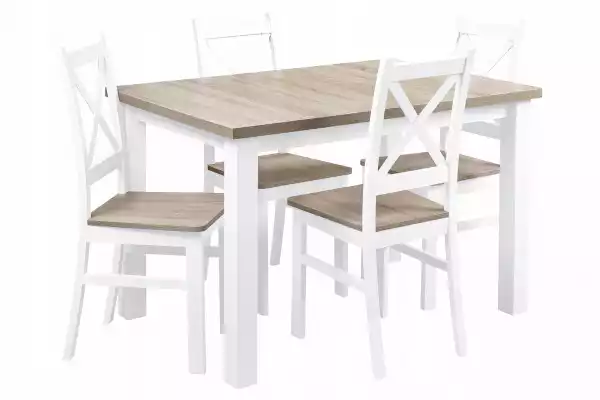 Stół Z 4 Krzesłami Zestaw Do Kuchni Jadalni Z059