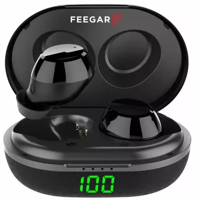 Douszne Słuchawki Bezprzewodowe Feegar Air100 Pro, Czarne