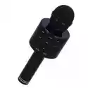 Bezprzewodowy Mikrofon Karaoke Z Głośnikiem, Czarny