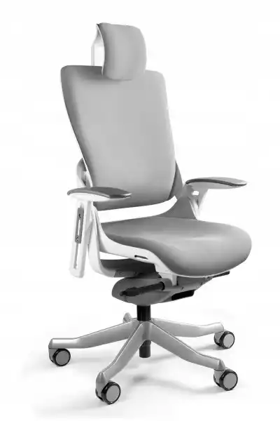 Fotel Krzesło Biurowe Ergonomiczne Wau 2 Biały