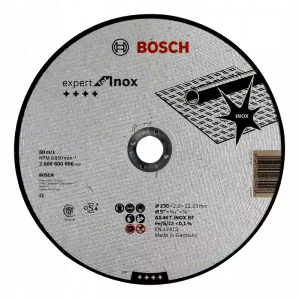 Tarcza Tnąca Bosch Expert Inox Rapido 230X22X2,0
