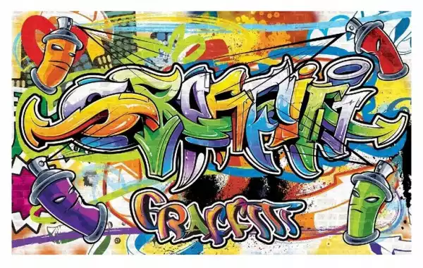 Fototapeta Graffiti Młodzieżowa Dla Dzieci 368X254