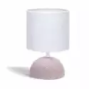 Lampka Stołowa 24X14X14Cm Różowa Ceramiczna