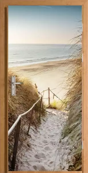 Naklejka Fototapeta Na Drzwi Zejście Plaże Morze