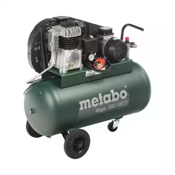 Kompresor Olejowy Mega 350-100 D 90 L 10.0 Bar Metabo