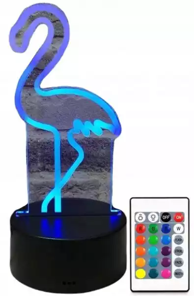 Lampa 3D Led Usb Flaming Lampka Nocna Prezent