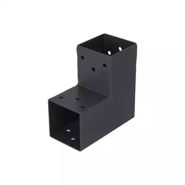 Łącznik Narożnik 7X7 Cm 90St. 2-Końce Suki Plug-In Antracyt