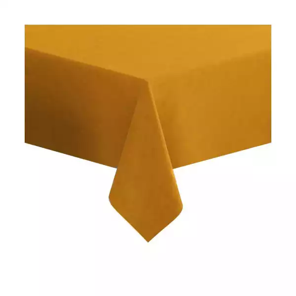 Obrus Na Stół Loneta 110 X 160 Cm Żółty