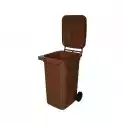 Pojemnik Na Odpady Biodegradowalne 240L Brązowy