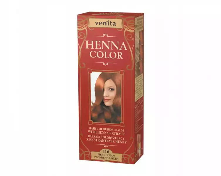 Venita Henna Color Balsam 116 Płomienna Iskra 75Ml
