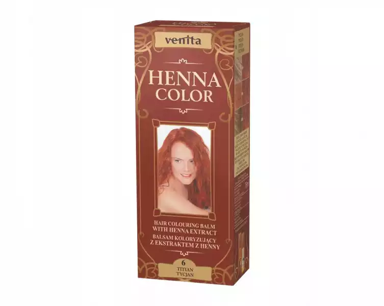 Venita Henna Color Balsam Koloryzujący 6 Tycjan