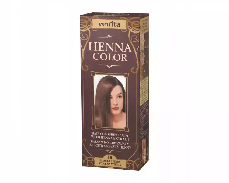 Venita Henna Color Balsam 18 Czarna Wiśnia 75Ml