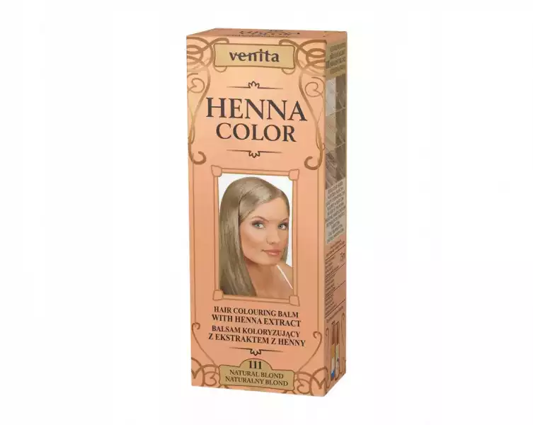 Venita Henna Color Balsam 111 Naturalny Blond 75Ml