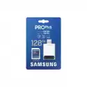 Samsung Karta Pamięci Sd Samsung Pro Plus 128Gb Mb-Sd128Kb Z Czytnikiem
