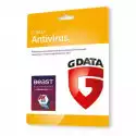 Oprogramowanie Antywirusowe G Data Antivirus 1Pc 1 Rok Karta-Klucz