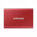 Dysk Samsung Ssd T7 500Gb Mu-Pc500R/ww Czerwony