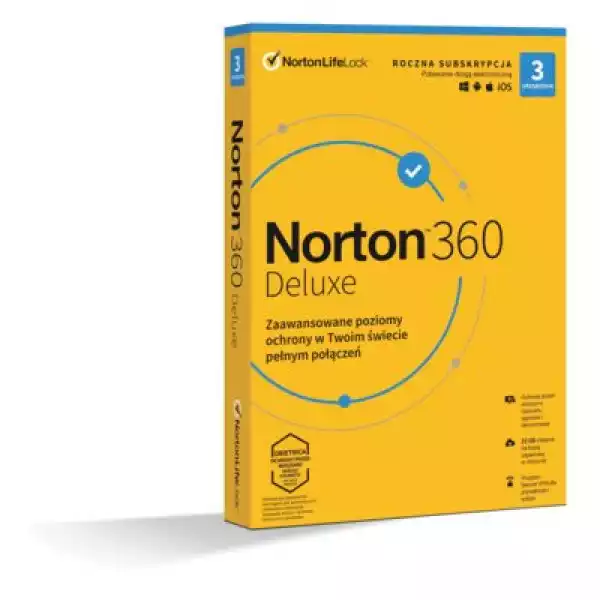 Program Antywirusowy Norton 360 Deluxe Esd 1Y/3U