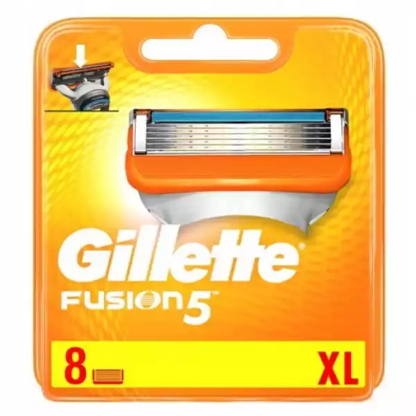 Gillette Fusion 8 Sztuk Nożyki Wkłady Ostrza