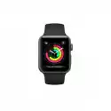 Apple Smartwatch Apple Watch Series 3 Gps, 42Mm Koperta Aluminium/pasek Sportowy Czarny