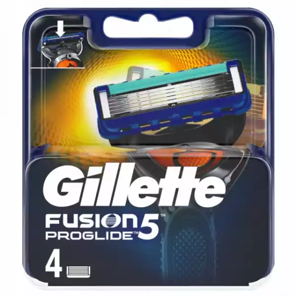 Gillette Fusion 5 Proglide 4Szt Nożyki Wkłady