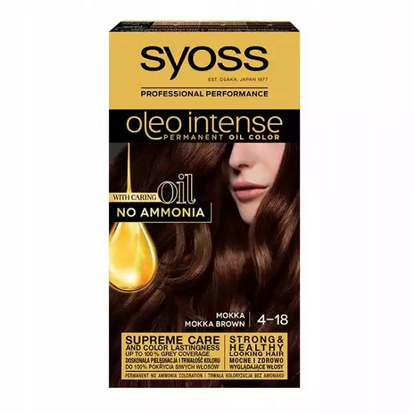 Syoss Oleo Intense Farba Do Włosów 4-18 Mokka