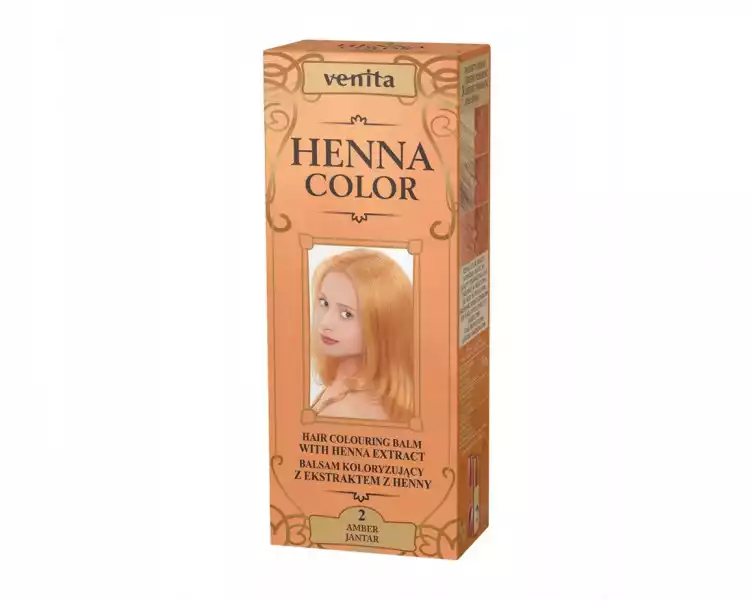 Venita Henna Color Balsam Koloryzujący 2 Jantar