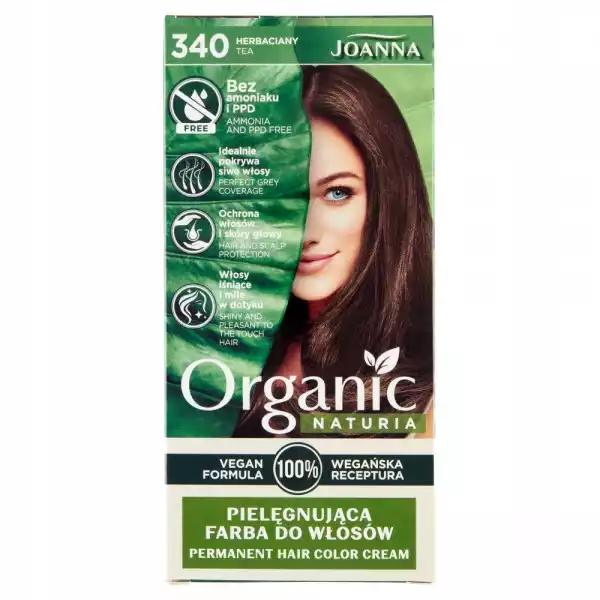 Joanna Naturia Organic Farba Włosów 340 Herbacia