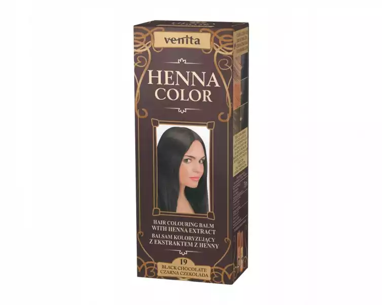 Venita Henna Color Balsam 19 Czarna Czekolada 75Ml
