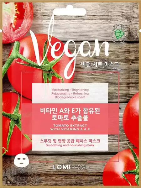 Lomi Lomi Vegan Maseczka W Płacie - Pomidor 20Ml