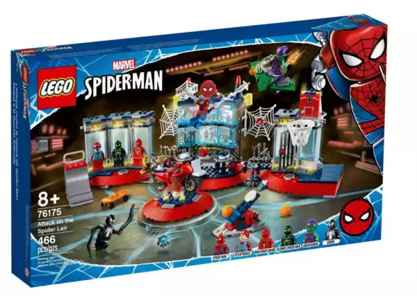 Lego Klocki Super Heroes 76175 Atak Na Kryjówkę Spider-Mana