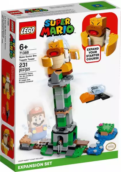 Lego Klocki Super Mario 71388 Boss Sumo Bro I Przewracana Wieża - Zestaw Dodatkowy
