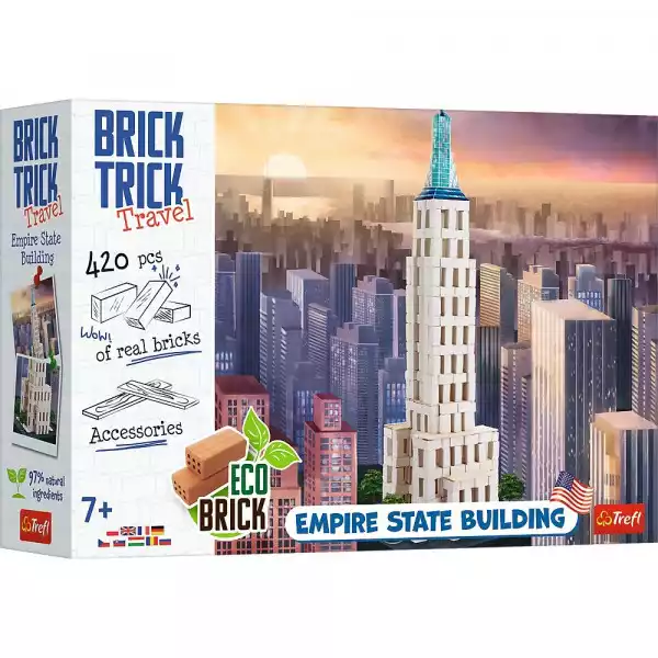 Trefl Klocki Brick Trick Podróże Empire State Building