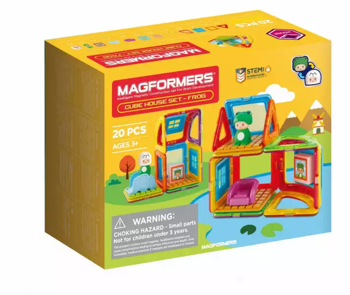 Magformers Klocki Magnetyczne Cube House - Żaba