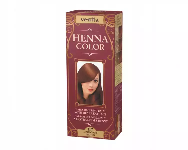Venita Henna Color Balsam Koloryzujący 117 Mahoń